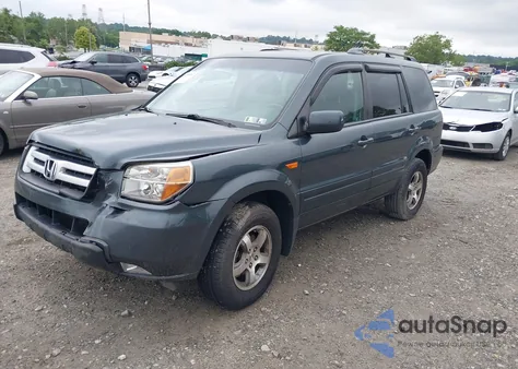 2006 Honda Pilot Ex-L from USA, damaged, VIN 5FNYF18756B020327